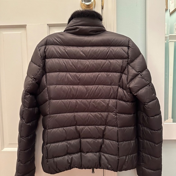 Authentic Moncler short jacket with Mink trim - Picture 4 of 13